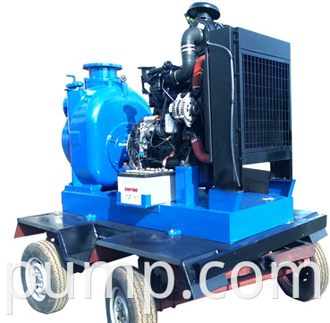 12 Inch Non Clogging diesel engine Self Priming centrifugal Sewage Pump